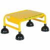 Vestil 9.5 H Steel Commercial Spring Loaded Rolling Ladder, 1 Steps LAD-1-Y-P